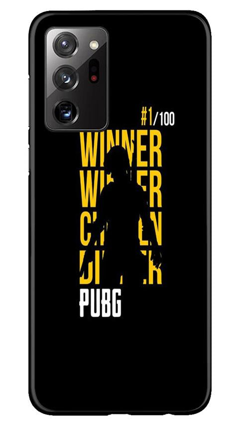 Pubg Winner Winner Case for Samsung Galaxy Note 20  (Design - 177)