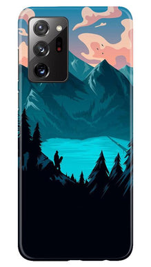 Mountains Mobile Back Case for Samsung Galaxy Note 20 (Design - 186)
