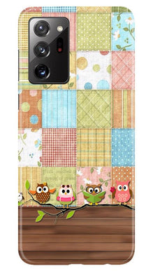 Owls Mobile Back Case for Samsung Galaxy Note 20 (Design - 202)