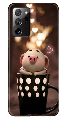 Cute Bunny Mobile Back Case for Samsung Galaxy Note 20 (Design - 213)