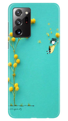 Flowers Girl Mobile Back Case for Samsung Galaxy Note 20 (Design - 216)