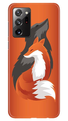 Wolf  Mobile Back Case for Samsung Galaxy Note 20 (Design - 224)
