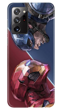 Ironman Captain America Mobile Back Case for Samsung Galaxy Note 20 (Design - 245)