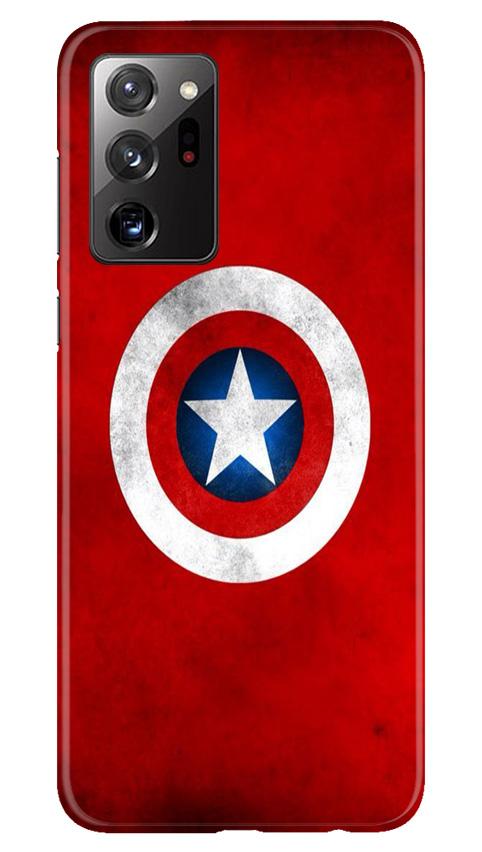 Captain America Case for Samsung Galaxy Note 20 (Design No. 249)