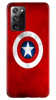 Captain America Mobile Back Case for Samsung Galaxy Note 20 (Design - 249)
