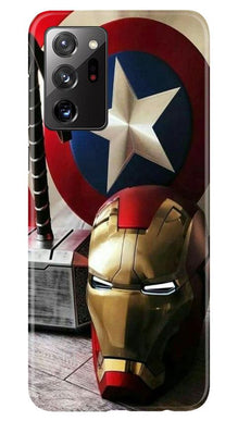 Ironman Captain America Mobile Back Case for Samsung Galaxy Note 20 Ultra (Design - 254)