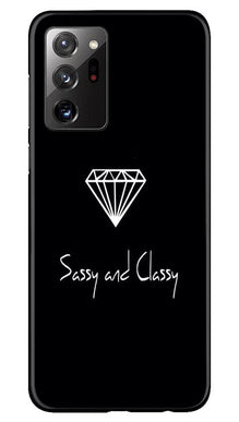 Sassy and Classy Mobile Back Case for Samsung Galaxy Note 20 (Design - 264)