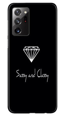 Sassy and Classy Mobile Back Case for Samsung Galaxy Note 20 (Design - 264)