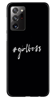 #GirlBoss Mobile Back Case for Samsung Galaxy Note 20 (Design - 266)