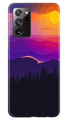 Sun Set Mobile Back Case for Samsung Galaxy Note 20 (Design - 279)