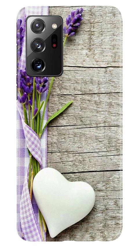 White Heart Case for Samsung Galaxy Note 20 (Design No. 298)