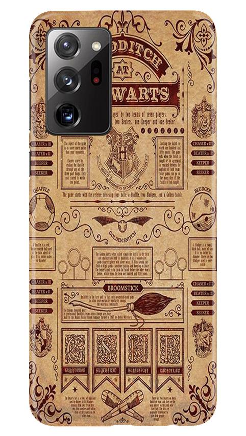 Hogwarts Mobile Back Case for Samsung Galaxy Note 20 (Design - 304)