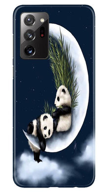 Panda Moon Mobile Back Case for Samsung Galaxy Note 20 (Design - 318)