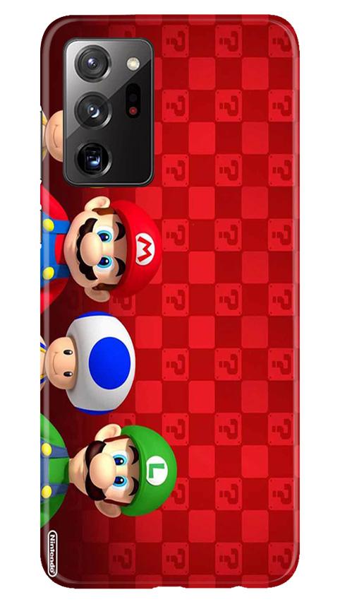 Mario Mobile Back Case for Samsung Galaxy Note 20 (Design - 337)