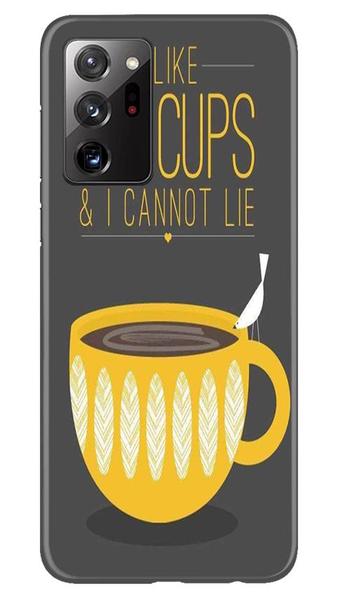 Big Cups Coffee Mobile Back Case for Samsung Galaxy Note 20 (Design - 352)
