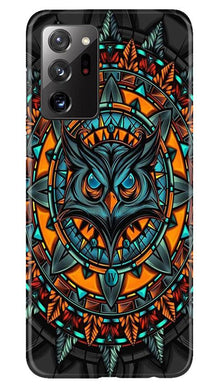 Owl Mobile Back Case for Samsung Galaxy Note 20 (Design - 360)