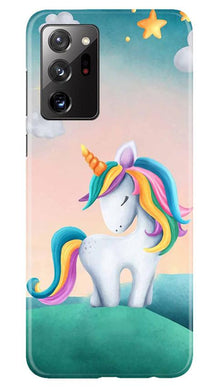 Unicorn Mobile Back Case for Samsung Galaxy Note 20 (Design - 366)