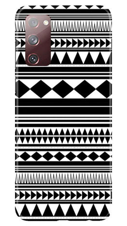 Black white Pattern Case for Galaxy S20 FE