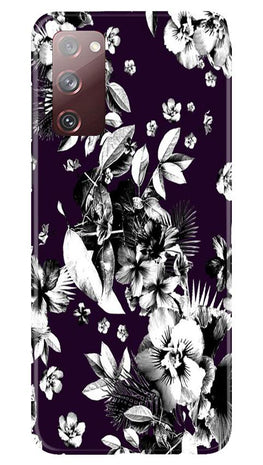 white flowers Case for Galaxy S20 FE