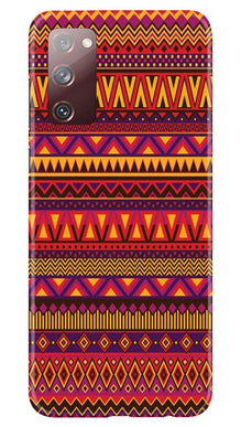 Zigzag line pattern2 Mobile Back Case for Galaxy S20 FE (Design - 10)