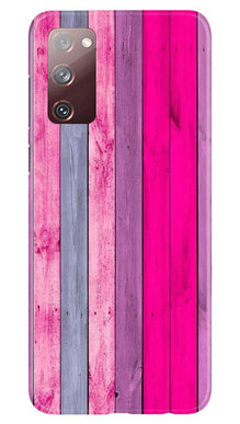 Wooden look Mobile Back Case for Galaxy S20 FE (Design - 24)