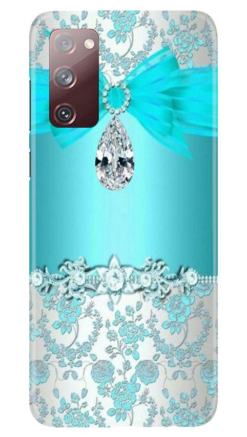 Shinny Blue Background Case for Galaxy S20 FE