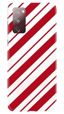 Red White Mobile Back Case for Galaxy S20 FE (Design - 44)