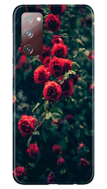 Red Rose Mobile Back Case for Galaxy S20 FE (Design - 66)