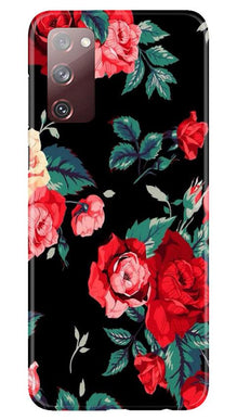 Red Rose2 Mobile Back Case for Galaxy S20 FE (Design - 81)