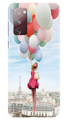 Girl with Baloon Mobile Back Case for Galaxy S20 FE (Design - 84)