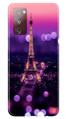 Eiffel Tower Mobile Back Case for Galaxy S20 FE (Design - 86)