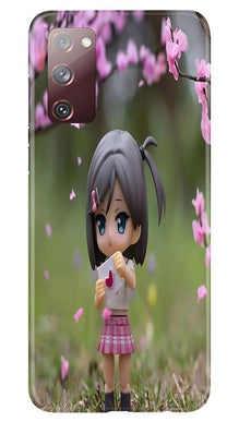 Cute Girl Mobile Back Case for Galaxy S20 FE (Design - 92)