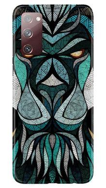 Lion Mobile Back Case for Galaxy S20 FE (Design - 97)