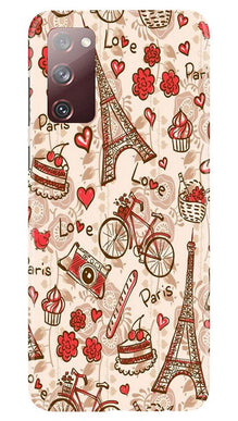 Love Paris Mobile Back Case for Galaxy S20 FE  (Design - 103)
