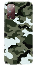 Army Camouflage Case for Samsung Galaxy S20 FE  (Design - 108)
