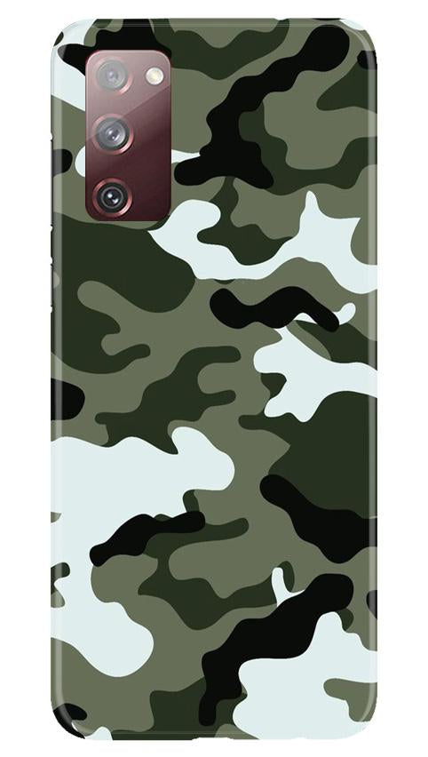 Army Camouflage Case for Samsung Galaxy S20 FE  (Design - 108)