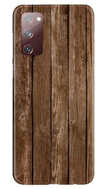 Wooden Look Mobile Back Case for Galaxy S20 FE  (Design - 112)
