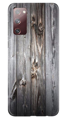 Wooden Look Mobile Back Case for Galaxy S20 FE  (Design - 114)
