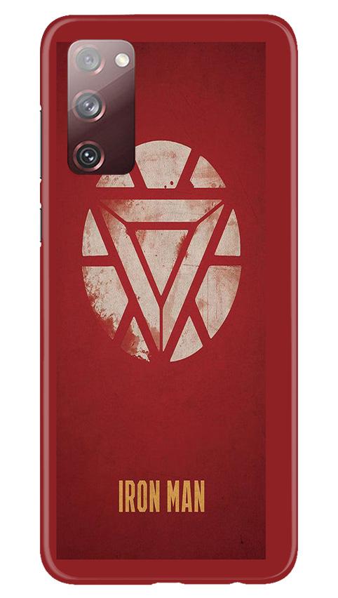 Iron Man Superhero Case for Galaxy S20 FE  (Design - 115)