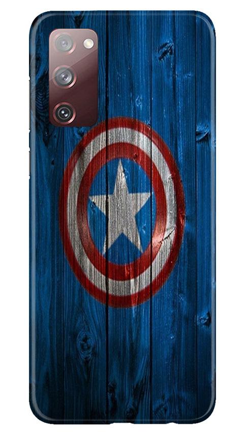 Captain America Superhero Case for Samsung Galaxy S20 FE  (Design - 118)