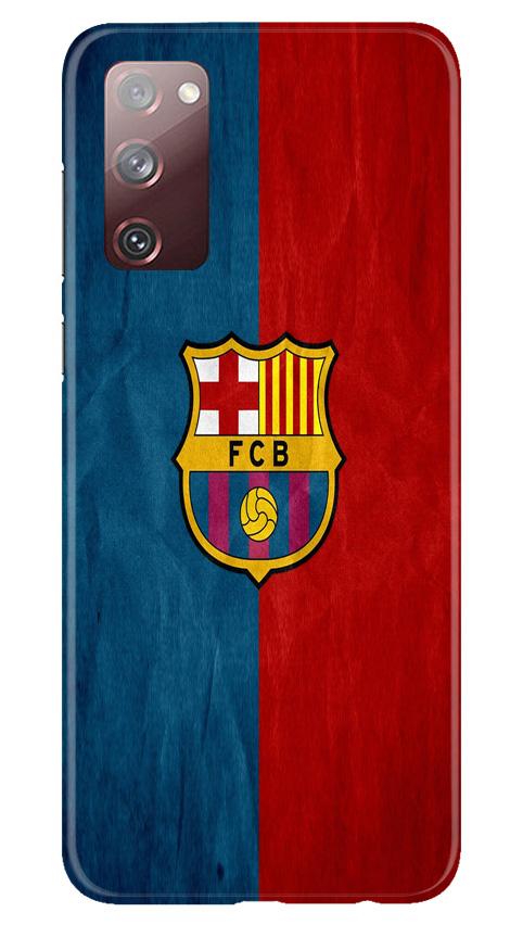 FCB Football Case for Samsung Galaxy S20 FE  (Design - 123)