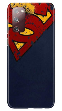 Superman Superhero Mobile Back Case for Galaxy S20 FE  (Design - 125)