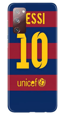 Messi Mobile Back Case for Galaxy S20 FE  (Design - 172)