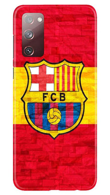 FCB Football Mobile Back Case for Galaxy S20 FE  (Design - 174)
