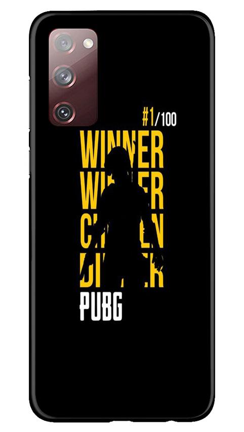 Pubg Winner Winner Case for Galaxy S20 FE(Design - 177)