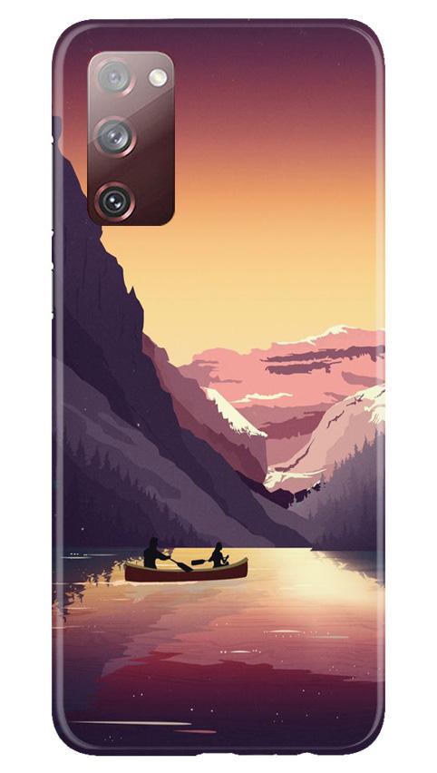 Mountains Boat Case for Galaxy S20 FE (Design - 181)