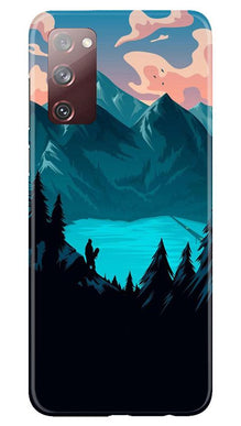 Mountains Mobile Back Case for Galaxy S20 FE (Design - 186)