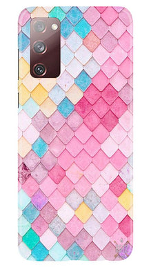 Pink Pattern Mobile Back Case for Galaxy S20 FE (Design - 215)