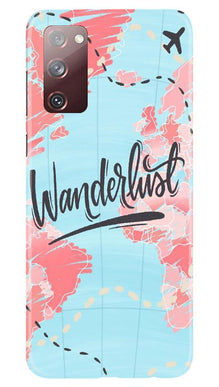 Wonderlust Travel Mobile Back Case for Galaxy S20 FE (Design - 223)