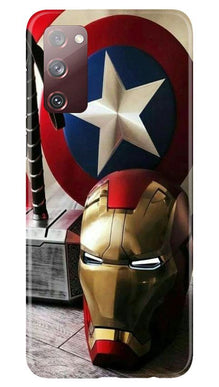 Ironman Captain America Mobile Back Case for Galaxy S20 FE (Design - 254)